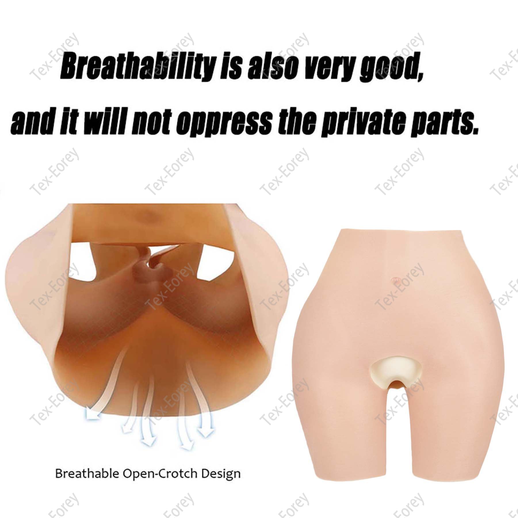 Pantaloni in Silicone Mutandine Rinforzanti per I Fianchi Mutandine Push Up Modellanti Mutandine Contenitive per Glutei Finti per Le Donne,Bianca,One Size