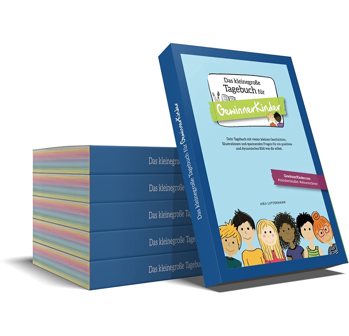 Das GewinnerKinder-Prinzip - DIE Glücksformel für dein Kind: 200 bunte Seiten zum Mitmachen. Dein Kind lernt über Dankbarkeit, Achtsamkeit, Gefühle und Selbstbewusstsein und viel über sich selbst.