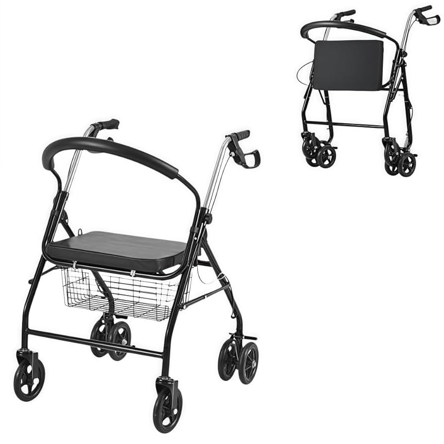 Amazon | NYHGOXM 軽量折りたたみ シルバーカー (手押し車 歩行