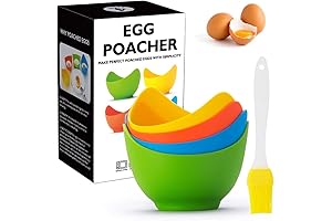 Indispensable Silicone Poached Egg Cups