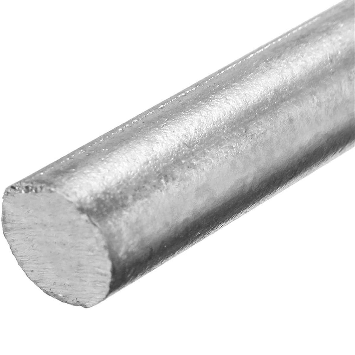 Barre di zinco, barre di zinco marine ad alta purezza for uso di laboratorio 2 pezzi lunghezza 300 mm(25mm)