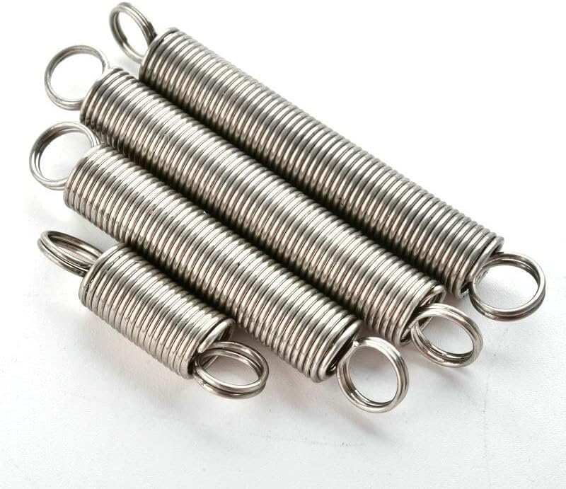 Dual Hook Tension Spring,Extension Spring, 304 Stainless Steel Y-Type Pullback Tension Cylindroid Helical Coil, Draw Extension Spring WD 2.0mm(15mm-2.0mm,280mm)