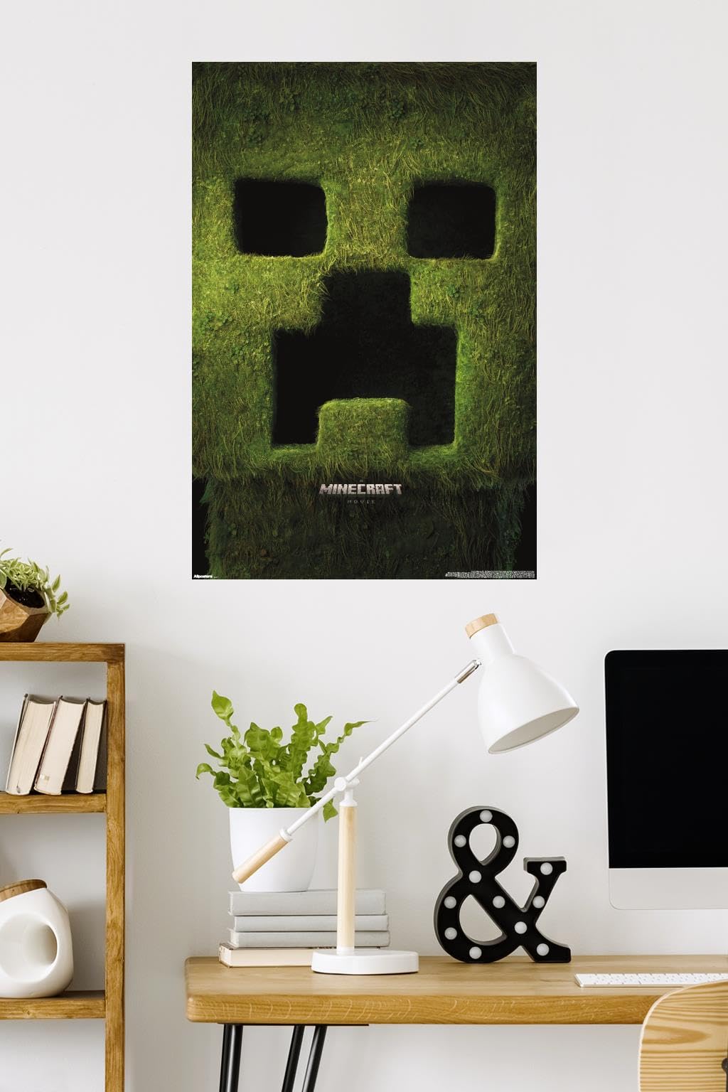 Amazon.com: A Minecraft Movie - Creeper Teaser One Sheet Wall