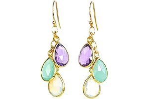 Danique Personalized Birthstone Earrings, Perfect for Grandmothers