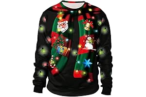 Colorful House Funny Ugly Christmas Sweaters
