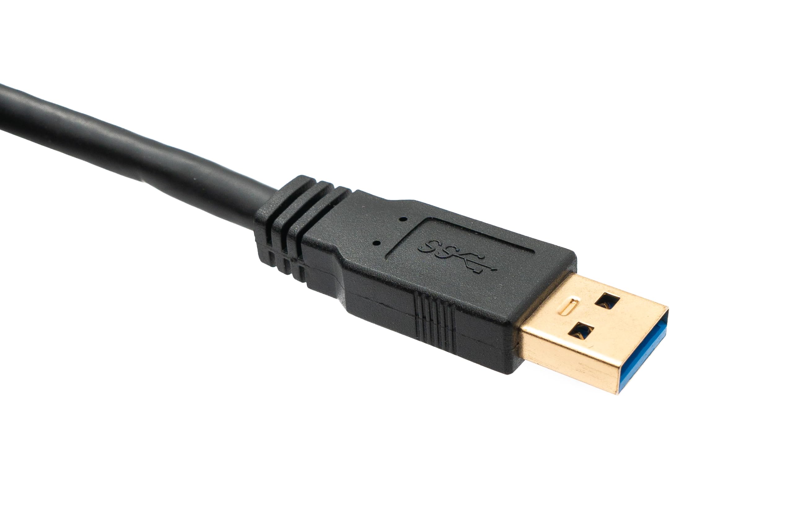 System-S Przedłużacz Kabel USB 3.0 12 m typ C wtyczka do gniazda 5 Gbit/s adapter w kolorze czarnym