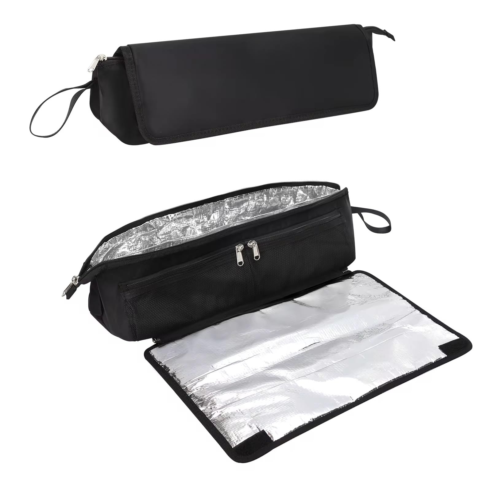 Coslifestore- Hot Hair Tools Travel Bag with Heat Resistant Removable Mat, Hair Accessories Organizer Case, Women Travel Essentials, Storage Pouch for Curling Iron, Straightener, Flat Iron, hair dryer-image-49