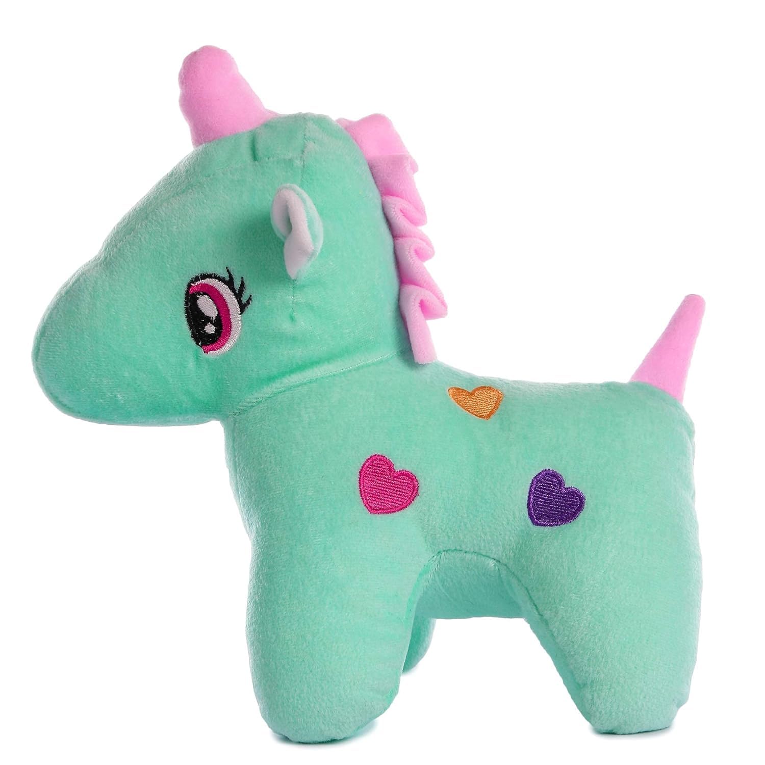 Little Cube Unicorn Plush Toy with Heart Symbols, Soft Toy (Mint Green) (B0DDQJYPBK) Amazon Price History, Amazon Price Tracker