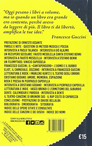 Mi si scusi il paragone. Canzone d'autore e
