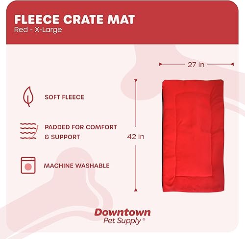 Vista 68 de Downtown Pet Supply - Alfombrilla de comodidad para jaulas de perreras, almohadilla para siestas