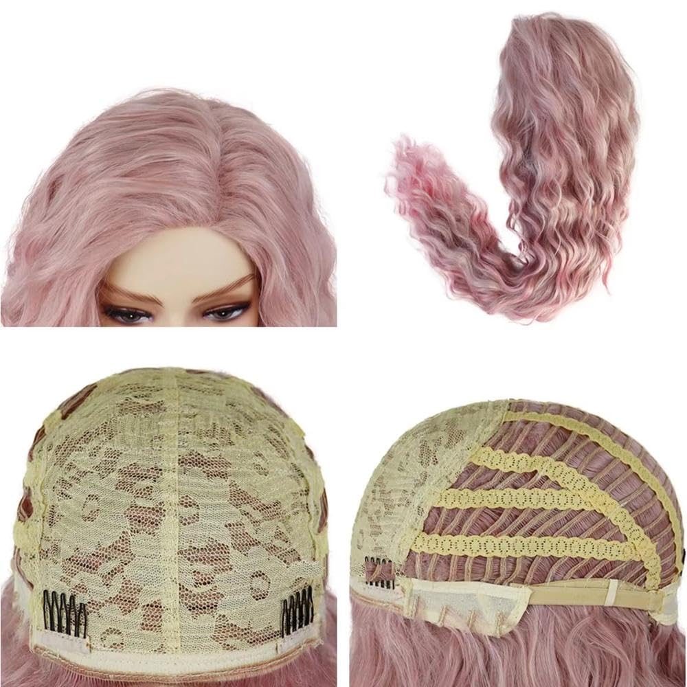 Haarpflege 26 Zoll Lange Gewellte Ombre-Haarperücke Für Frauen Und Mädchen Tägliche Cosplay-Party