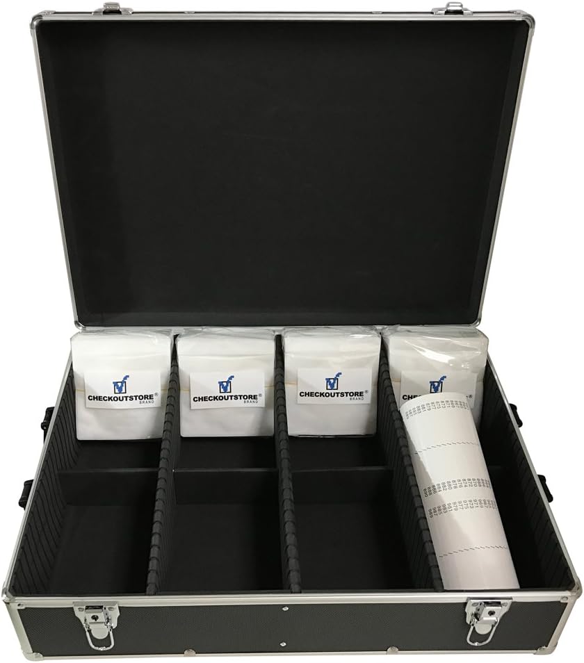 CheckOutStore Black Aluminum CD/DVD Storage Box (Holds Up to 1000 Discs)
