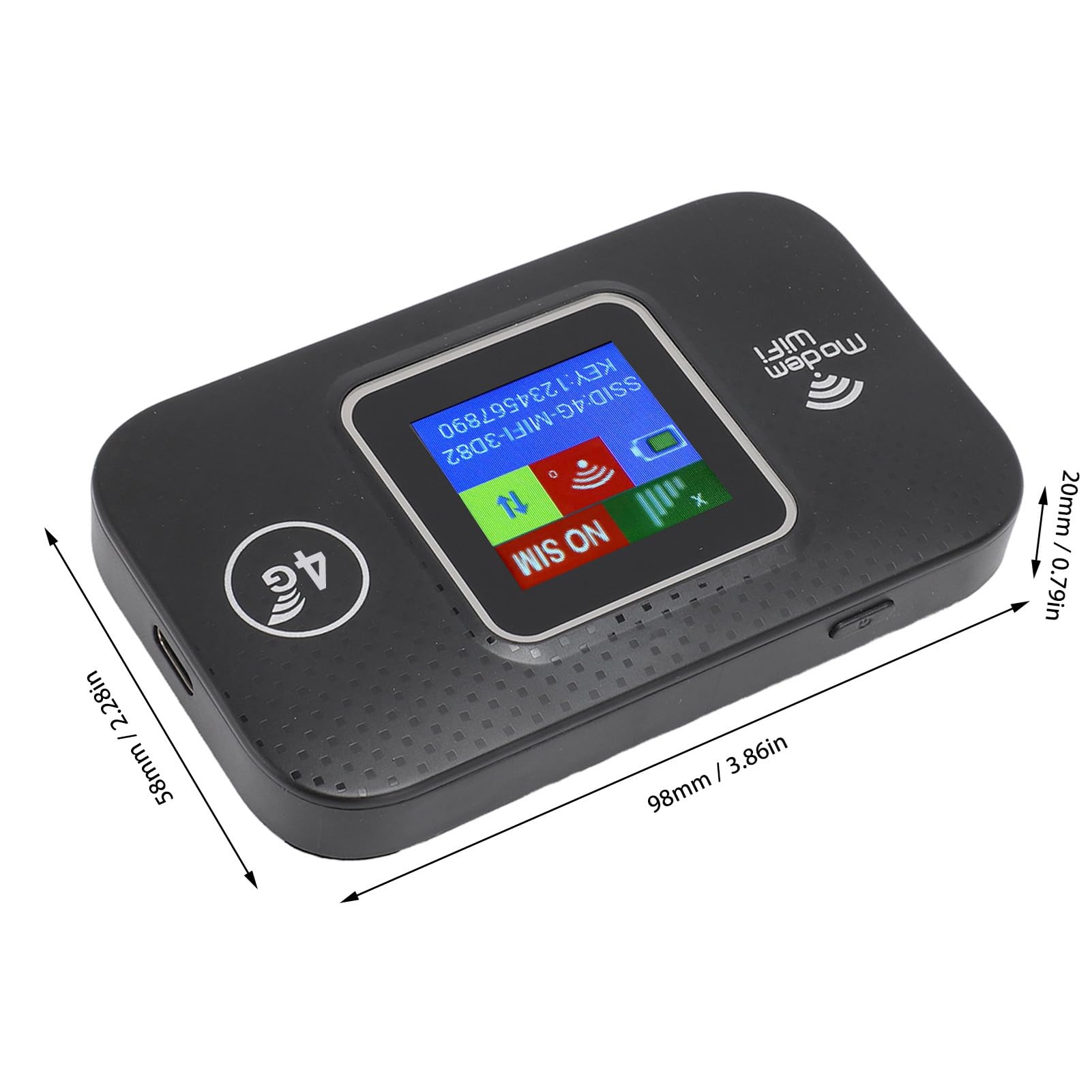 Domary Hotspot WiFi Mobile 4G LTE, Router Internet Wireless Portatile con