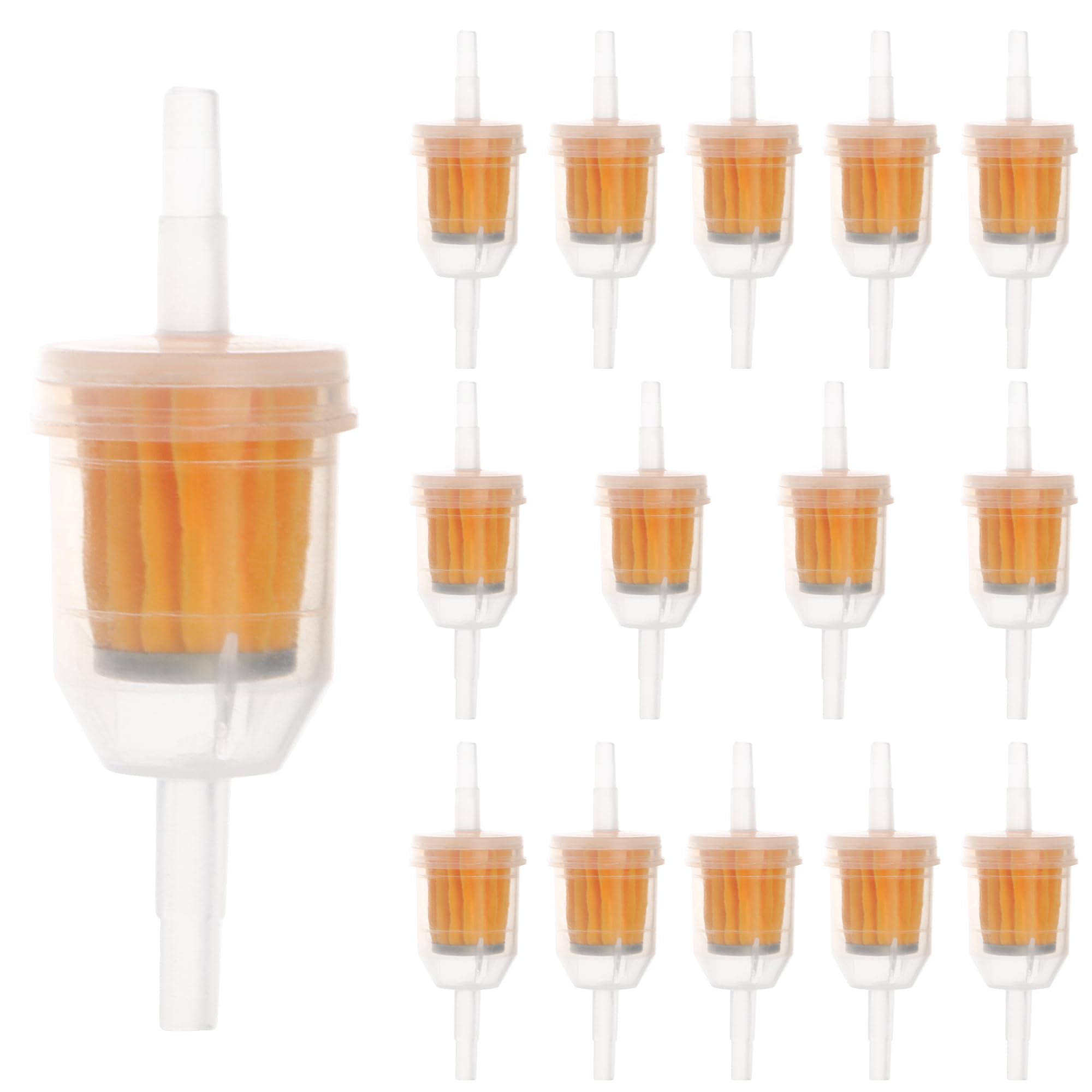 8 Stück Kraftstofffilter 6mm/8mm Universal - Benzinfilter Für Rasenmäher, Auto, Motorrad, Roller