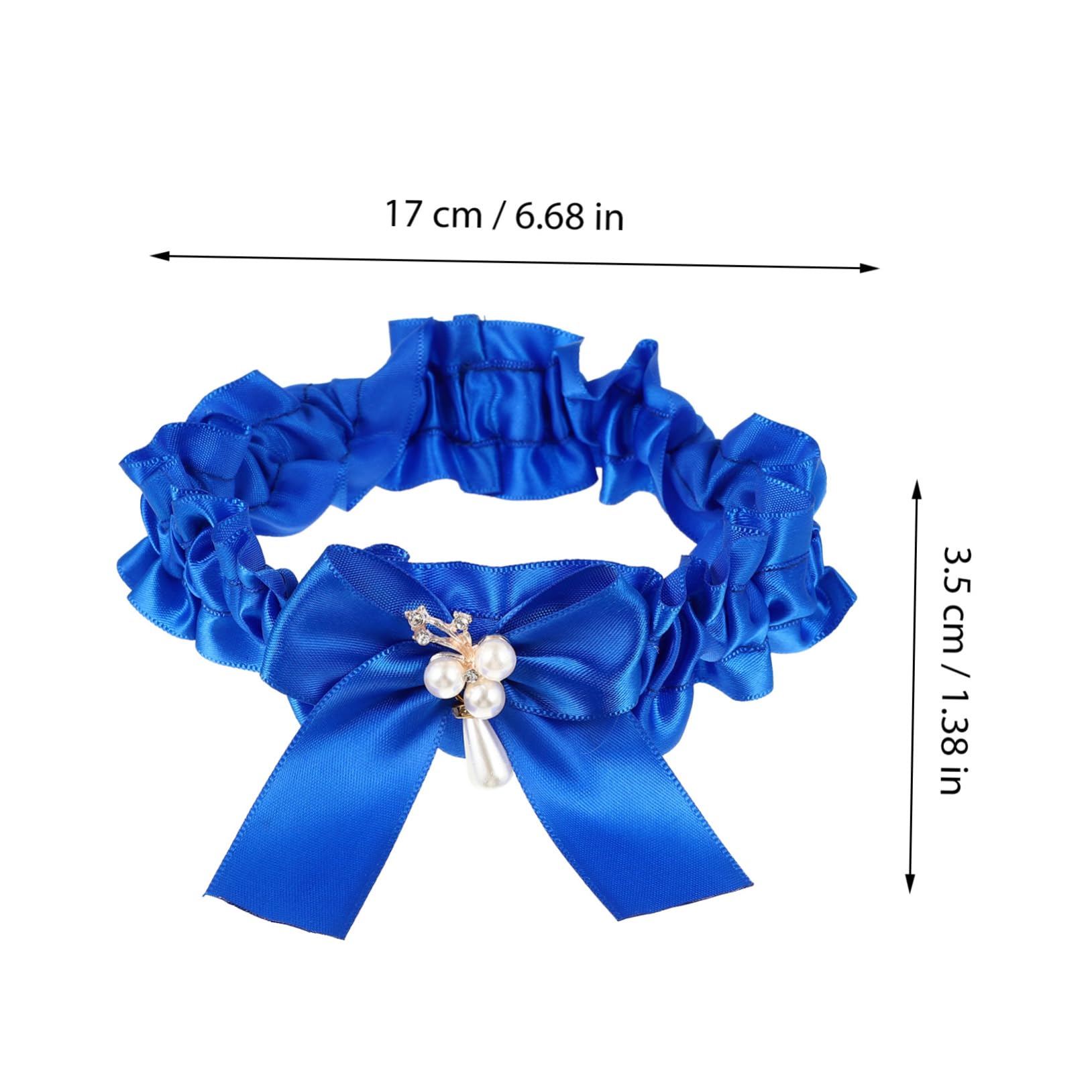 Abaodam 3 Sets Braut-beinstrumpfbänder Damen-strumpfbänder Hochzeitsbänder Schleifen-strumpfbänder-Set Für Hochzeitskleid Elegante Braut-beinstrumpfbänder