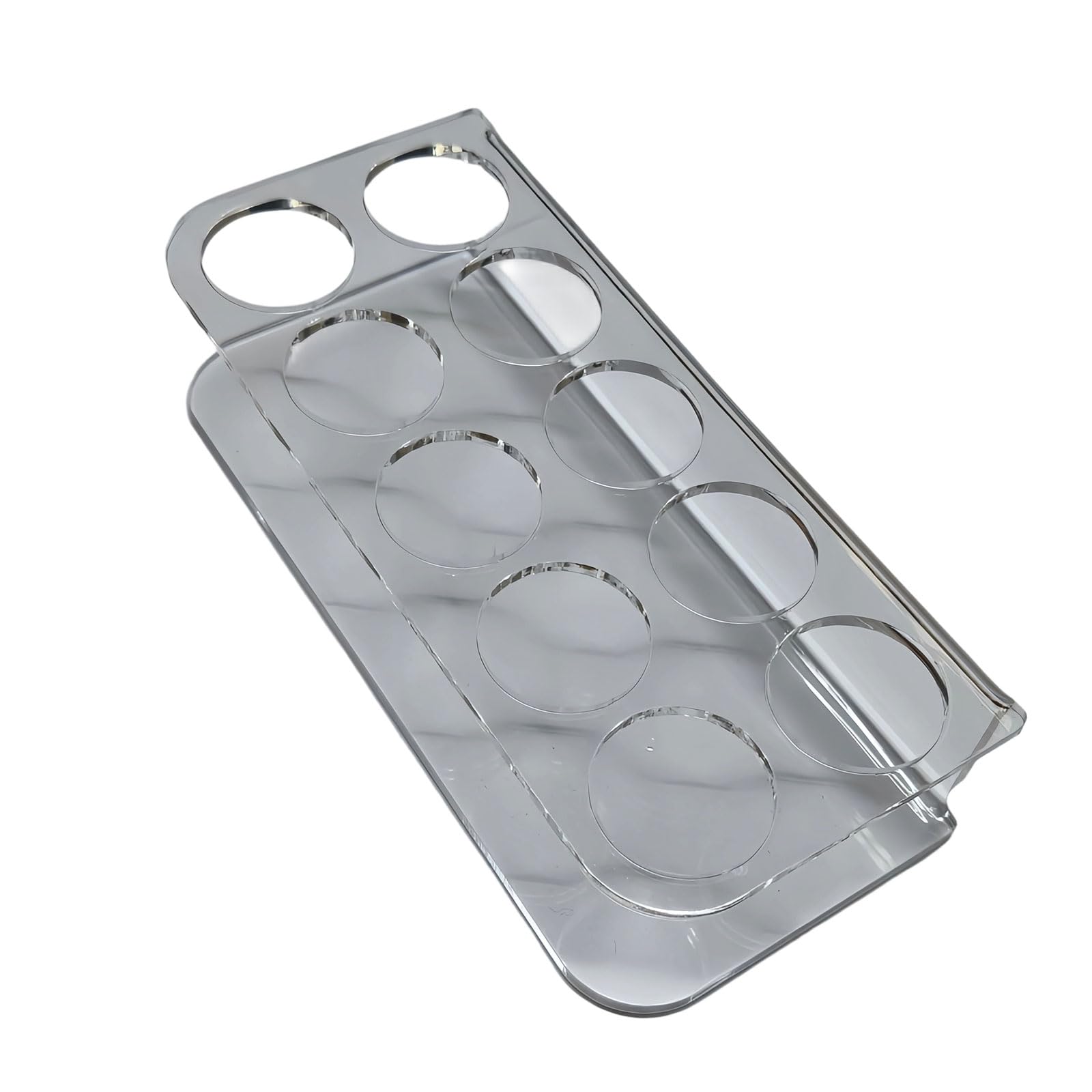 Oxxggkao Sturdy Acrylic Medicine Holder 10 Capacity Optimizes Small Space Storage Small Space Planner