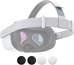 Original Head Strap for Oculus Quest 2, Replacement Head Starp for MQ2, VR Accessories with 2 Pair Thumb Grip Caps,Oculus Quest 2 Haed Strap,MQ2 Head Stap | Replace Head Strap for Meta Quest 2, VR Accessories with 2 Pair Thumb Grip Caps, Compatible w