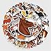 50 Pcs Horse Stickers, Vinyl Waterproof Stickers, 1.96-3.15 Inches Cute Horse Decals for Kids, Teens, Adults, Boys & Girls, Perfect for Water Bottles, Laptops, Scrapbooks