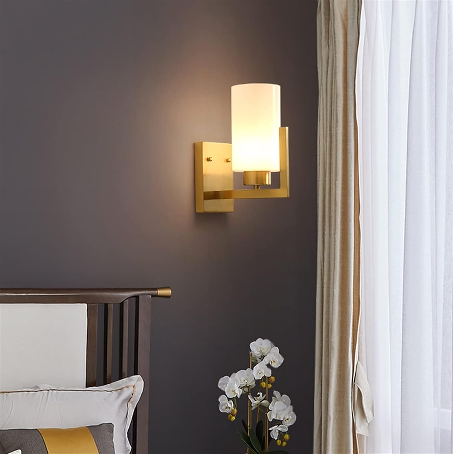 Wall Lamps,Wall Light Living Room Light Staircase Aisle Wall Lamp Bedroom Bedside Lamp E27 Lamp Sitting Home Bedroom Bedside Table Wall Light