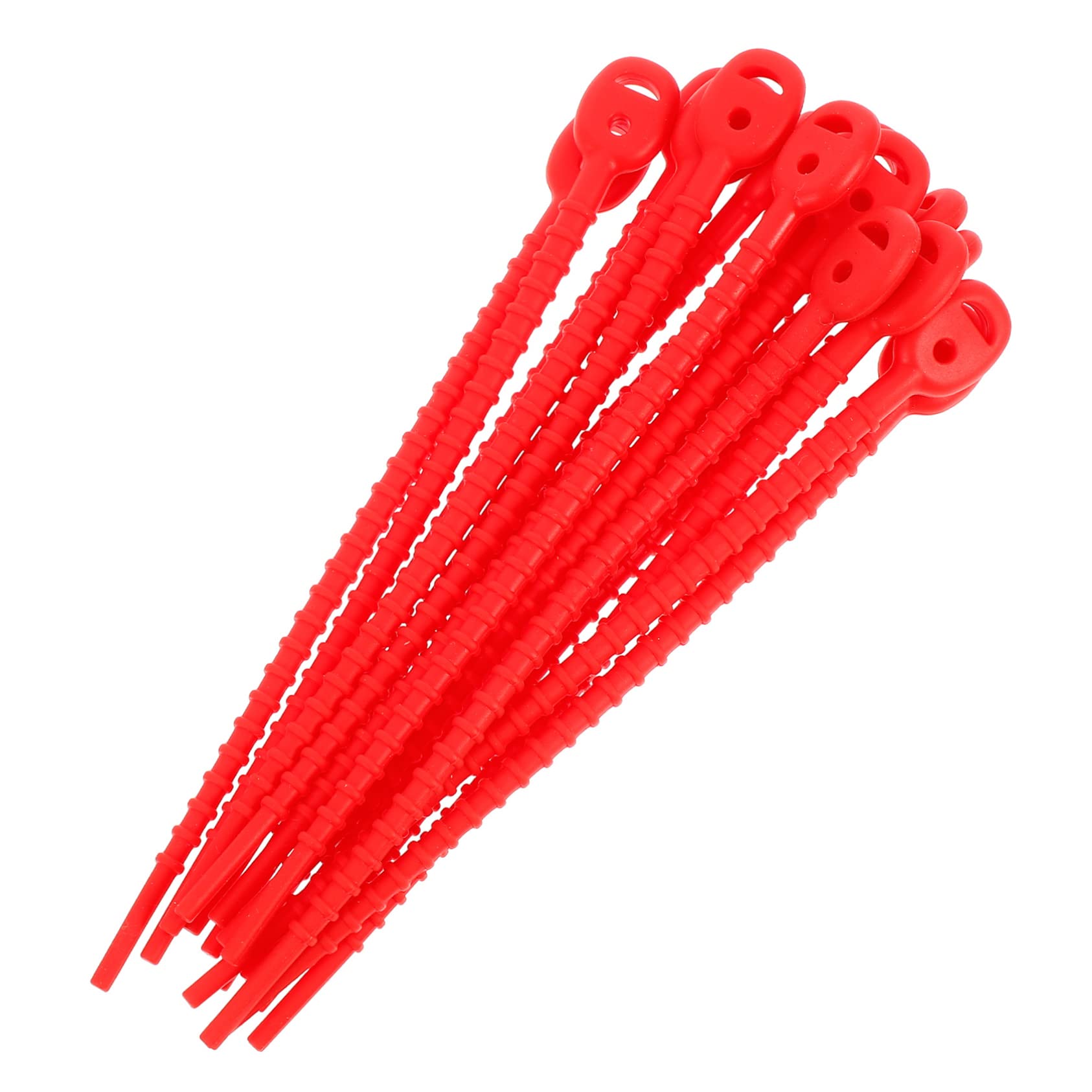 DOITOOL 16pcs Silicone Cable Zip Ties Self-locking Cord Straps for Efficient Cable Management for Home Office and Electronics