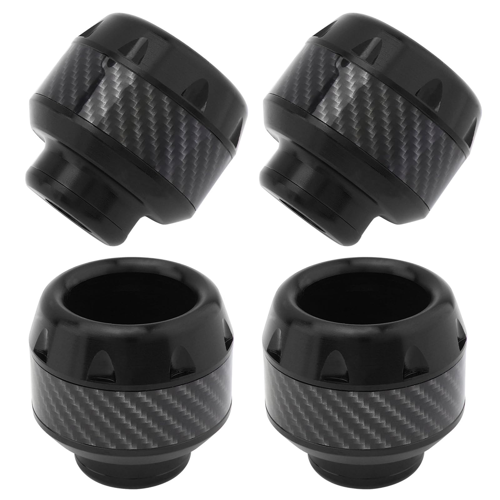 4Pcs Motorcycle Fork Frame Sliders, Aluminum Crash Protectors Decor