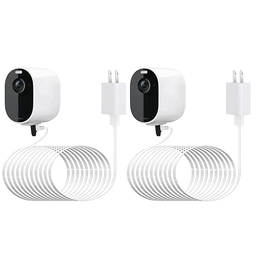 2Pack 30Ft/9m Power Adapter for Arlo Essential Spotlight/XL