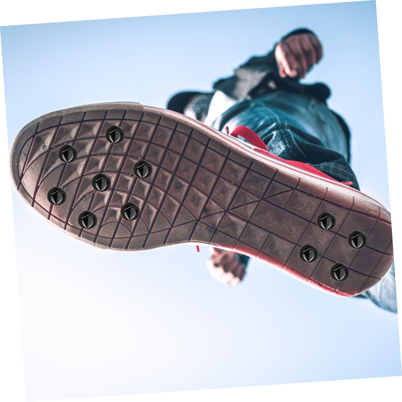 BESPORTBLE 5sets Chiodi Per Scarpe Da Corsa Con Wrench Chiodi Antiscivolo Carbonio Per Atletica e Cross Country Per Allenamenti e Competizioni Outdoor