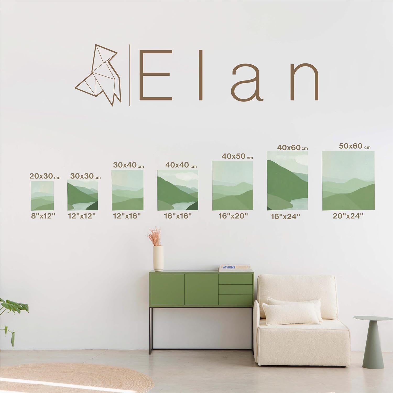 Elan Malkarton 30x30 8er Set, 100% Baumwolle Leinwand Dünn 3mm, Malpappe 30x30, Leinwand zum Bemalen, Leinwände für Acrylfarben