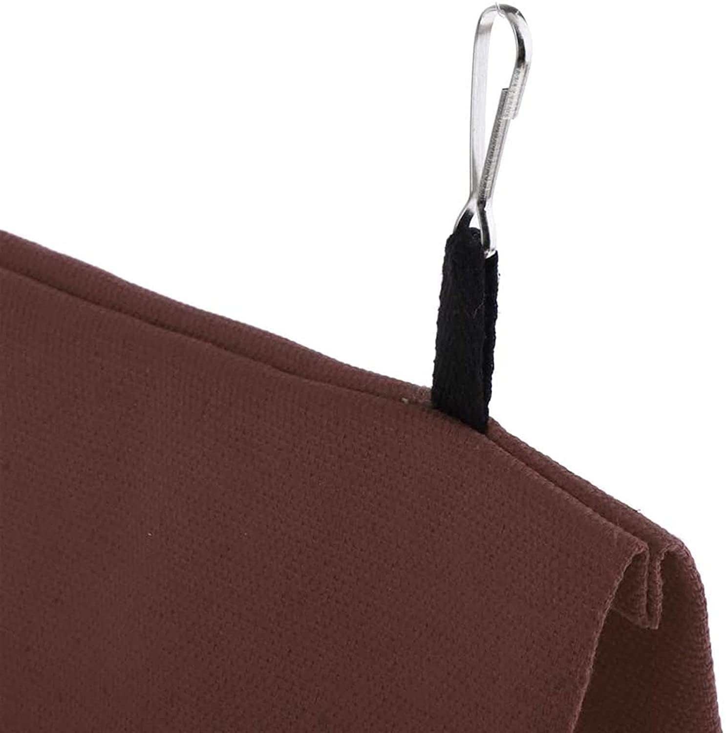 Nid Oiseau Cage Perruche Nid Canaris Hiver Chaud Maison Hangar hutte hamac Suspendu Cage Pinson Peluche Oiseaux Duveteux Refuge Refuge 810(Color:Coffee)