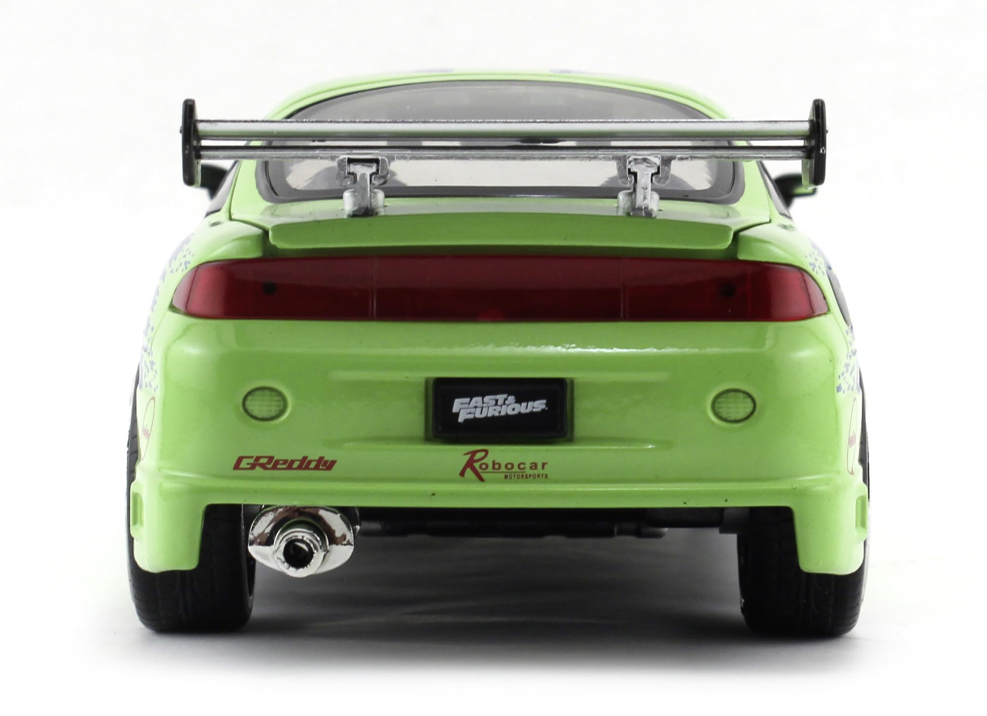 Fast & Furious 1995 Mitsubishi Eclipse 1:24 modèle de Voiture moulée sous Pression, Jouets pour Enfants et Adultes, véhicule à Collectionner et à Jouer