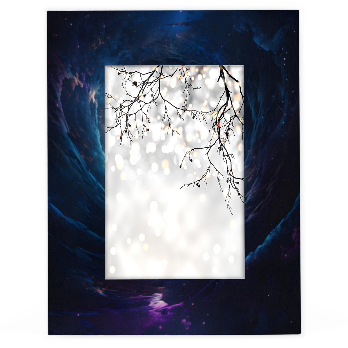 Amazon.com - Ourtheme Galaxy Nebula Spiral 4x6 Picture Frame for