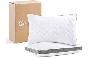 Lux Living Standard Pillows - Perfect Comfort for Every Night's Sleep