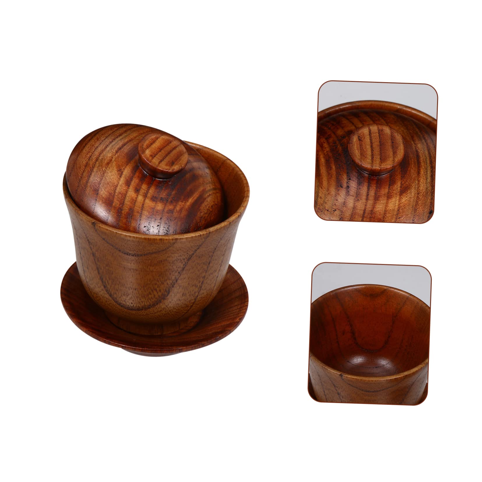 Ciieeo 3sätze Chinesische Teetasse Mit Deckel Keramiktasse Im Klassischen Stil Für Teeliebhaber Elegantes Design Für Zuhause