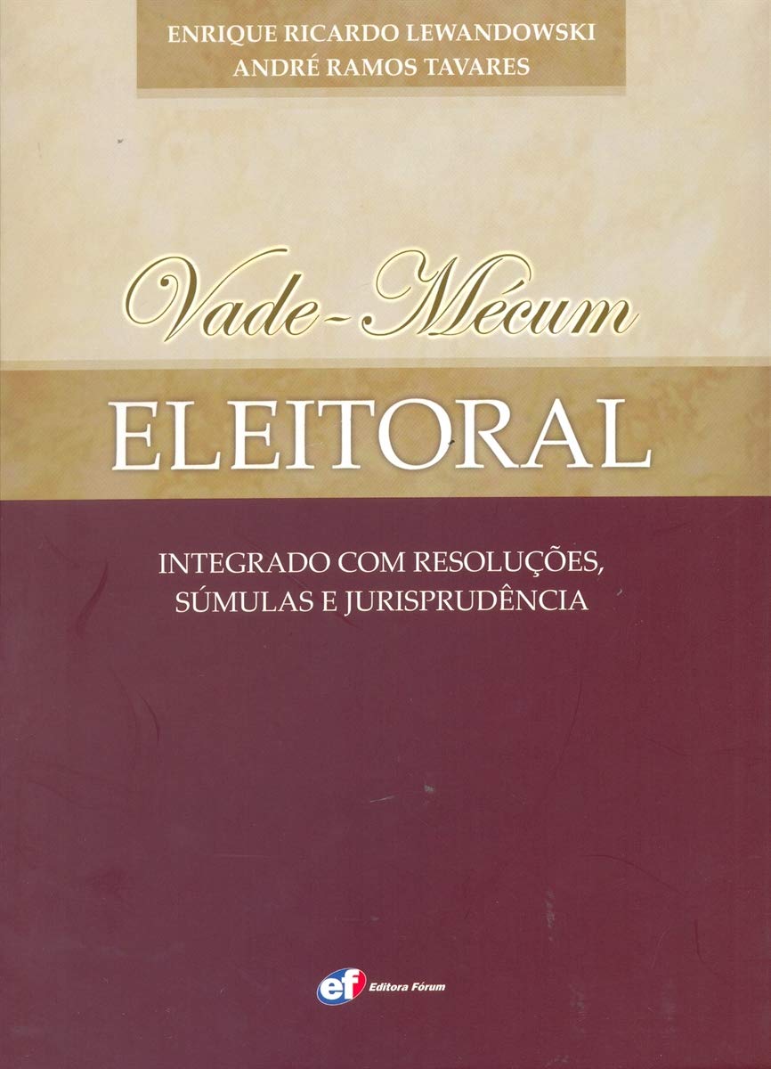 Capa de VadeMécum Eleitoral Integrado com Resoluções Súmulas e Jurisprudência