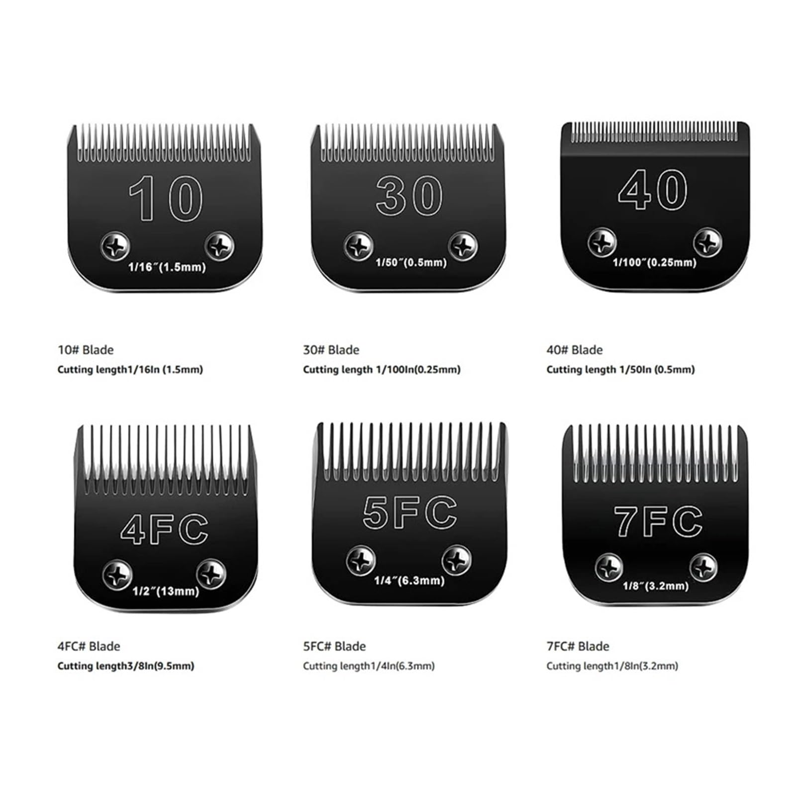 Lama Staccabile For Animali Domestici For Cani, Compatibile Con Wahl, Tosatrici For Animali Serie KM, Compatibile Con Andis, AG, AGC, SMC E Altro, Facile Da Smontare(NO.(13mm))