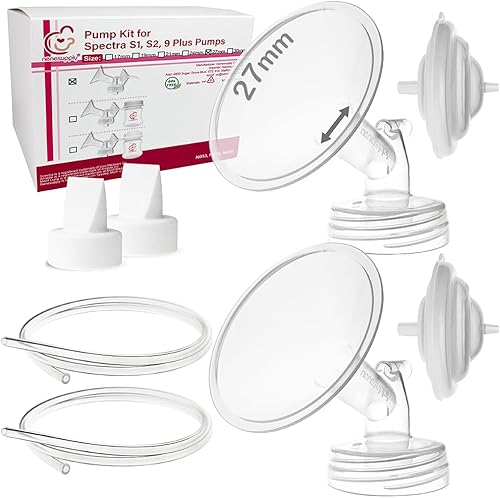 Nenesupply Piezas de bomba de brida de 0.827 in compatibles con Spectra S2 S1 Kit de reemplazo para bombas Spectra Piezas S2 Accesorios S2