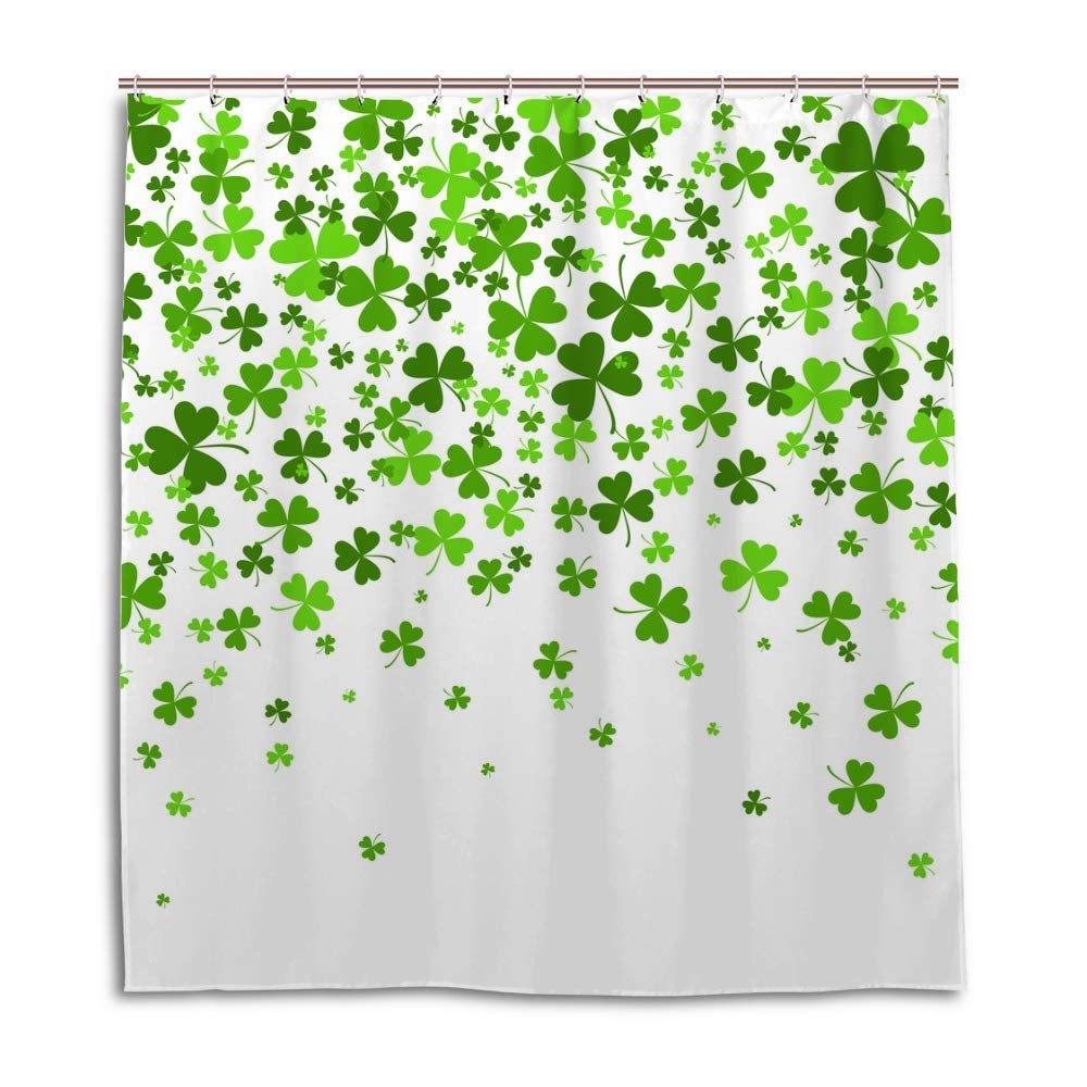 Rideau de douche moderne motif arbre vert pour transformer votre salle de bain