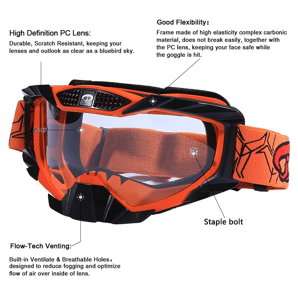 Occhiali da sole 100% occhiali per occhiali da sole moto occhiali da sole occhiali da moto occhiali per casco da moto ATV MX