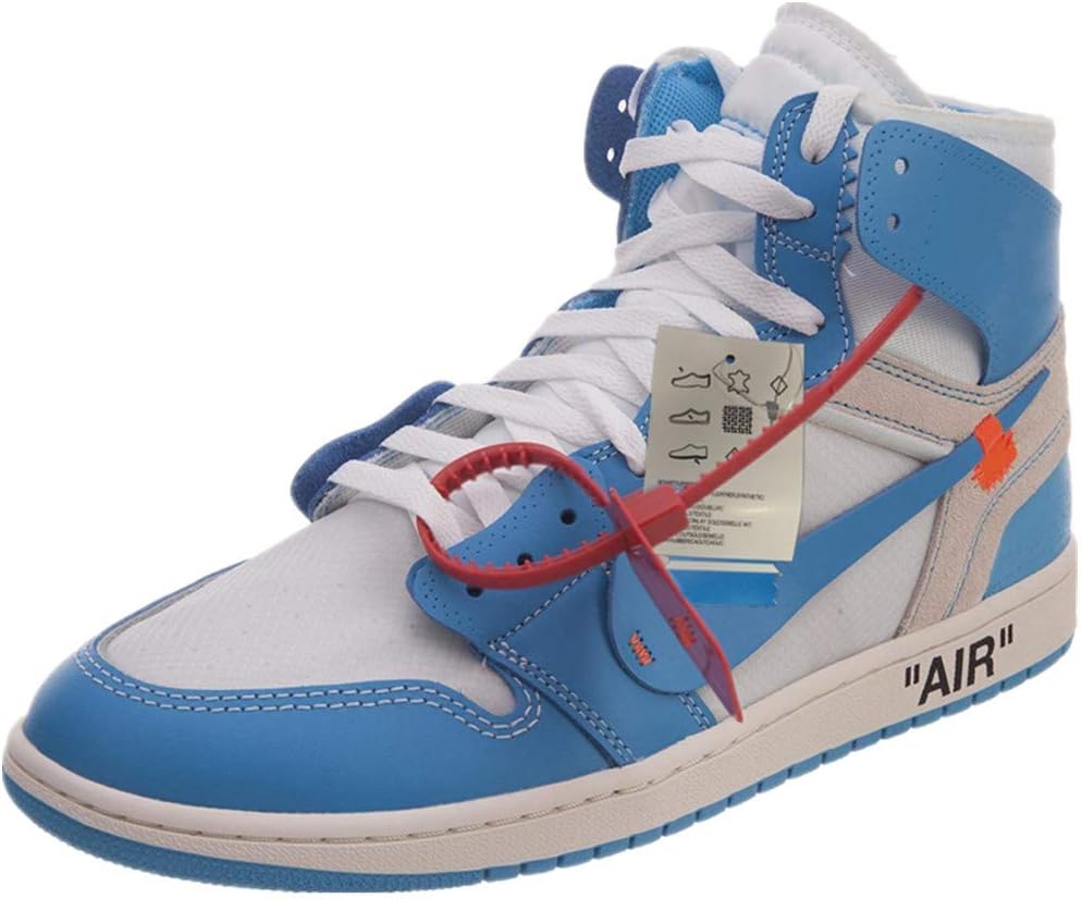 UNC The 10 AJ1X Air Nrg Off Mens White Basketball Shoes Ow High Top Fashion Sneaker AQ0818148