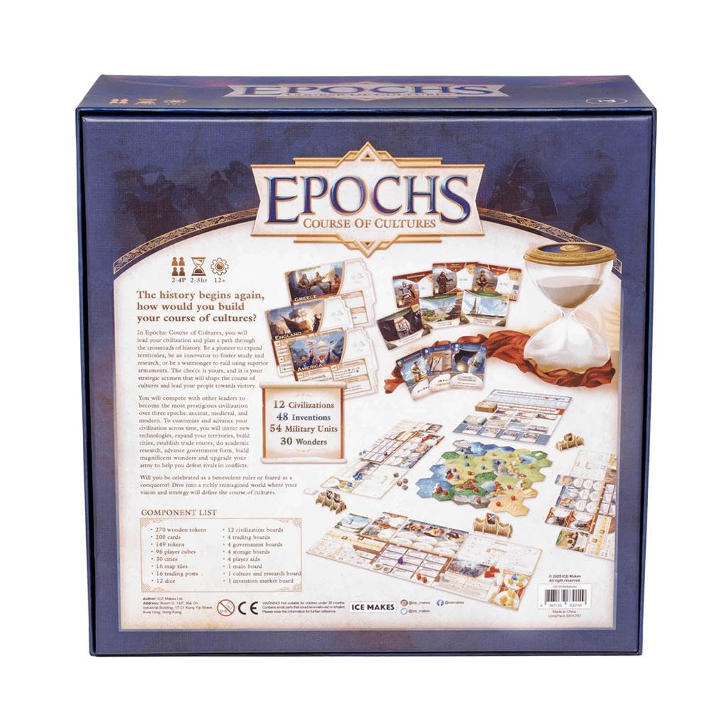 Epochs: Course of Cultures Juego de Mesa