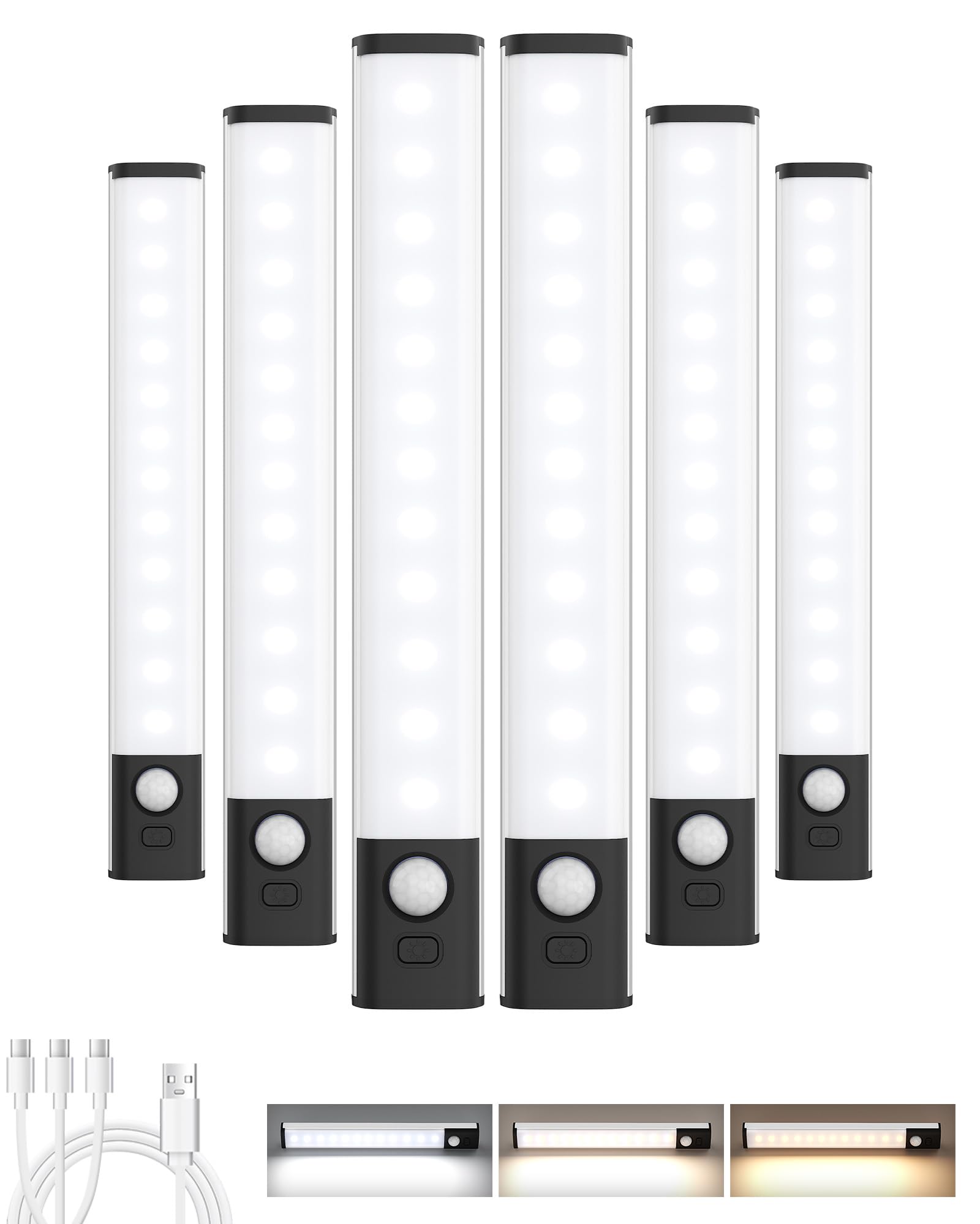 LED Cuisine Sous Meuble, Lumière Détecteur de Mouvement Intérieur