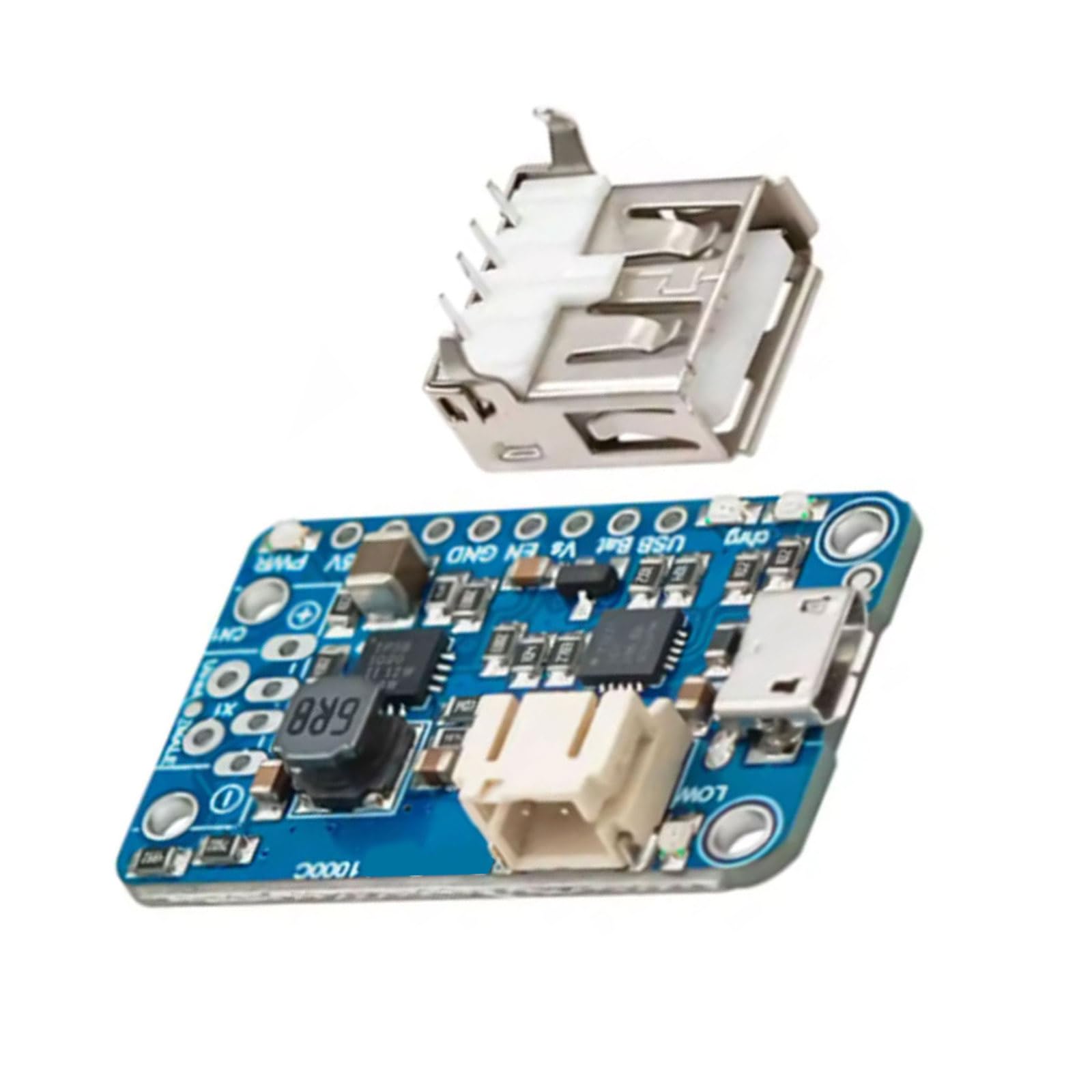 Maxtonser 2465 Module Rechargeable 5V USB Boosting Charging Adapter for 1000 Charging Adapter Rechargeable 5V USB Boost