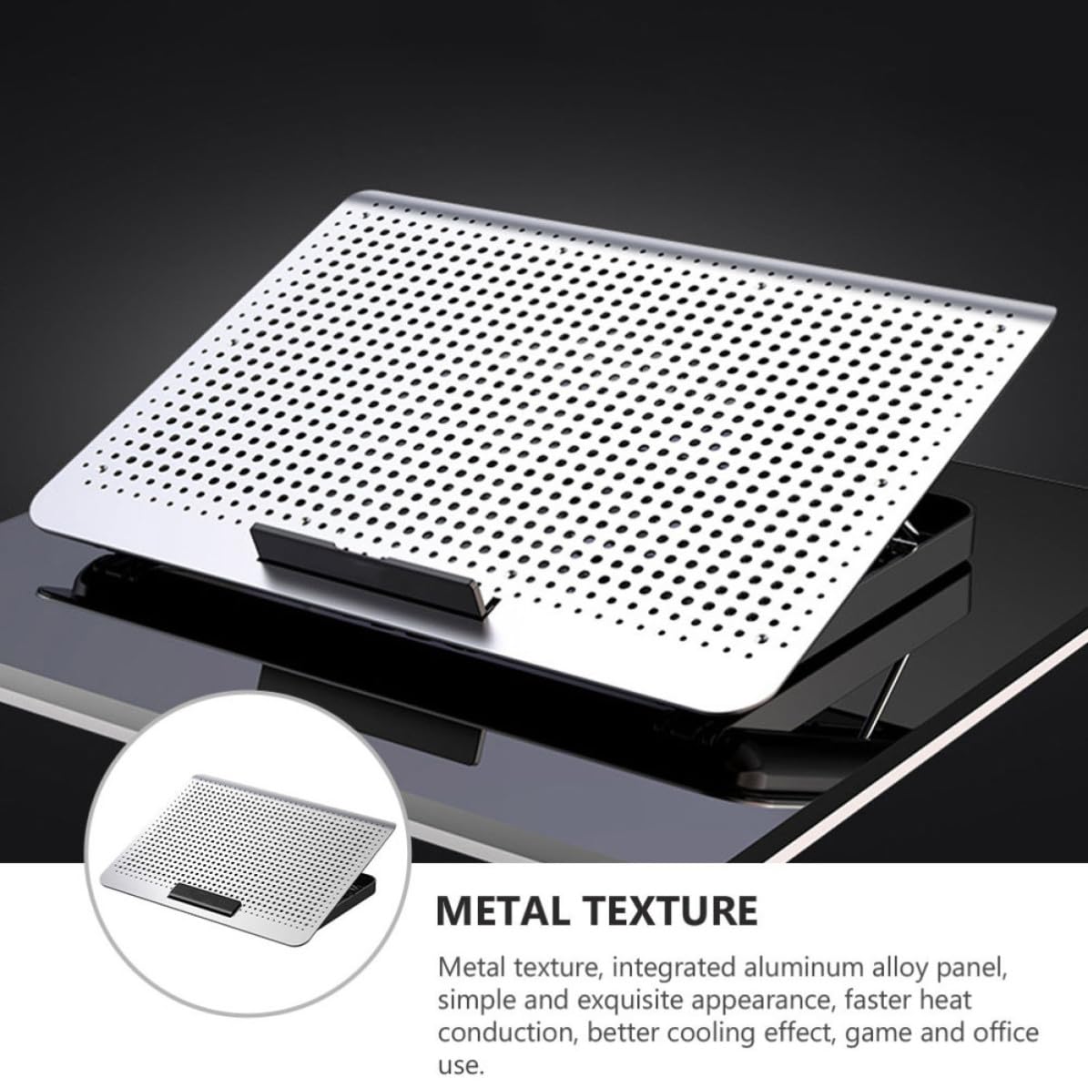 Soporte 7 de Ordenador de Aluminio Portátil Aleación Niveles de Ajuste