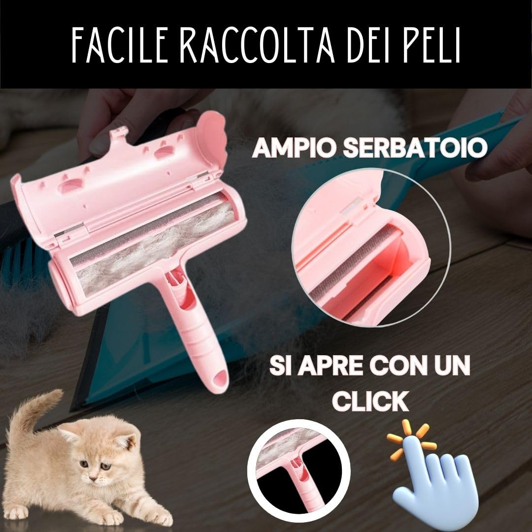Spazzola Togli Peli Animali | Rimuovi Peli Da Divani, Letti E Auto | Riutilizzabile - Foto 9