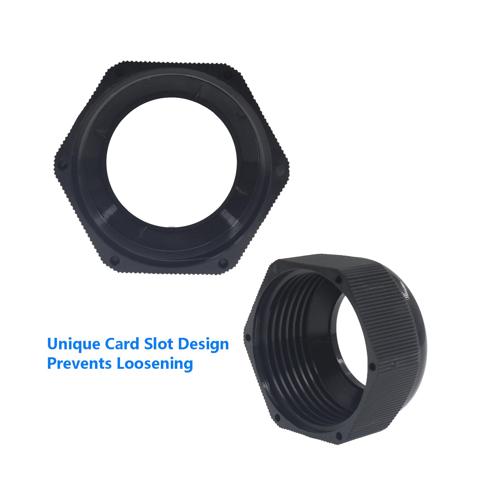 Presa per cavo in nylon NPT da 2,5 cm, 20 pezzi, impermeabile, con pressacavo regolabile, connettore IP68, certificazione CE ROHS, gamma di cavi 18-25, nero