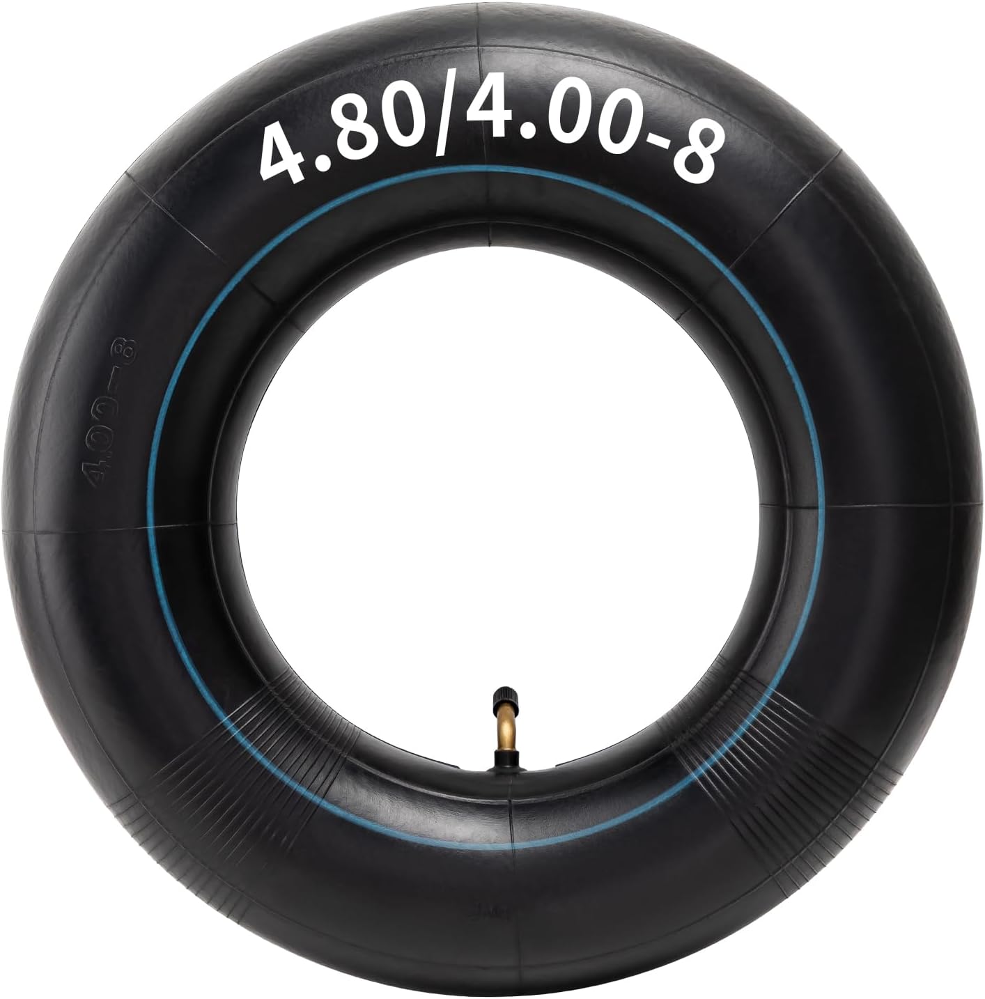 YeYouC Heavy Duty 4.80-8/4.00-8 Inch Replacement Tire Inner Tube, 4.80/4.00-8 Innertube with TR87 Angled Valve for Wheelbarrows, Mowers, wagons and More for 4.80-8 4.00-8 480/400-8 Tires Pack of 1