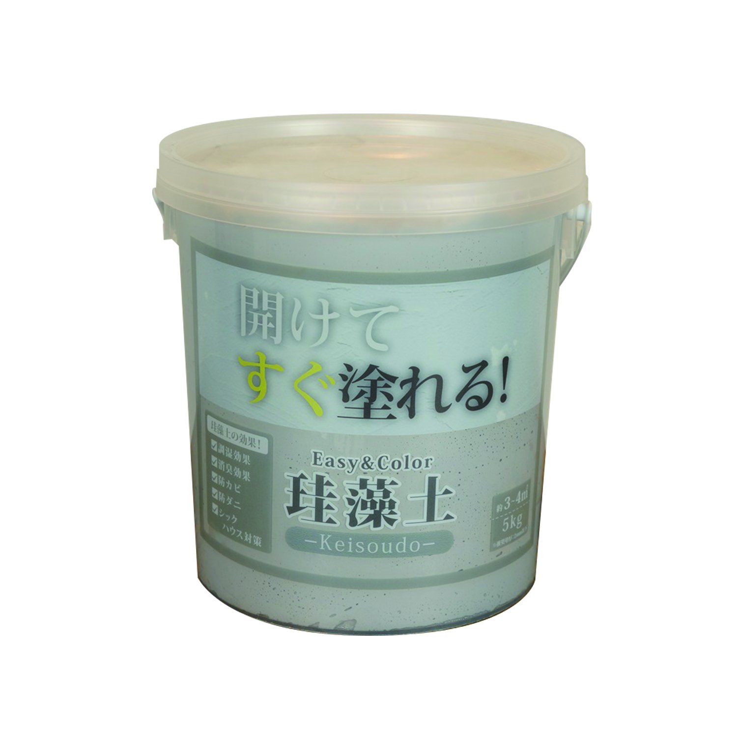 Amazon | ワンウィル Easy&Color珪藻土 5kg グレー 3793060003 