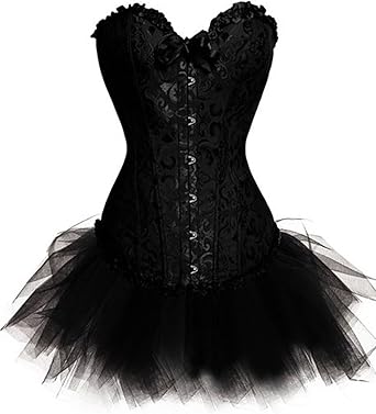 black tutu corset skirt