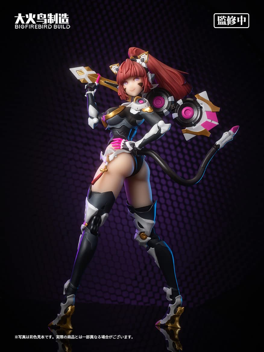 Bigfirebird Build Bungaku Shoujo PVC Figurine 1/6 Science Cat Lady Team 001 33 cm