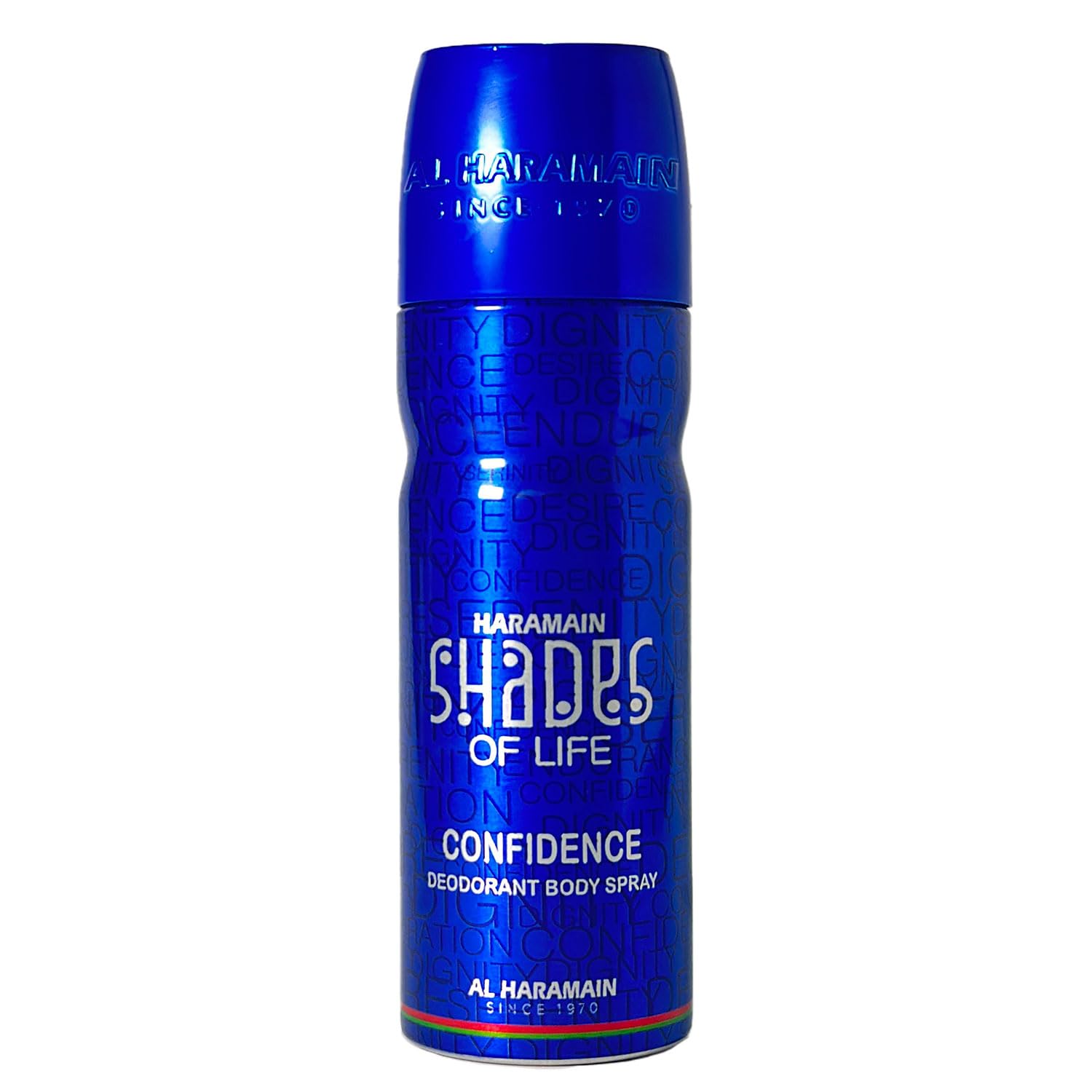 Al Haramain Shades of Life Confidence Deo Spray 200 ml – Women’s Aromatic Citrus with Bergamot, Lavender & Cedarwood | Fresh Long‑Lasting Scent